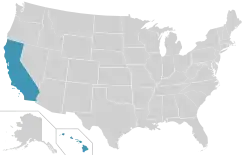 Location of teams in