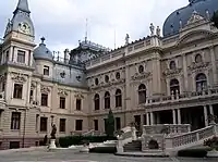 View from the palace gardens