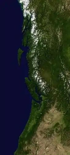 Image 8The Pacific Northwest from outer space. (from Pacific Northwest)