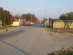 View of Pacific Junction looking east down Lincoln Avenue from Front Street