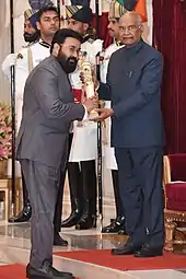 Mohanlal at Rashtrapati Bhavan