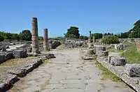 The Via Sacra, main street of the Roman city