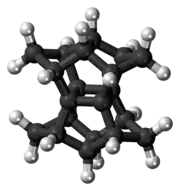 Ball and stick model of pagodane