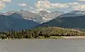 West aspect of Mt. Toll centered, viewed from Lake Granby