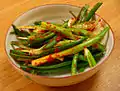 Pajeori (파절이), a banchan of spicy green onion salad