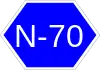 National Highway 70 shield}}