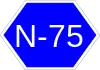 National Highway 75 shield}}