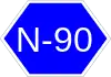 National Highway 90 shield}}