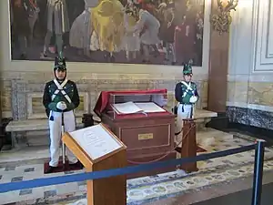 Guards guarding the Constitution of the Republic