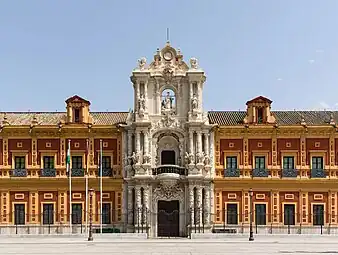 Palacio de San Telmo, Seville, Spain, by Leonardo de Figueroa, 1682–1796