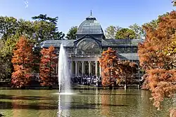 Crystal Palace in the Retiro Park, a Reina Sofía exhibition centre