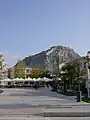 Palamidi fortress seen from the Nafplio waterfront