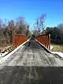 Trail bridge on the Palatka-Lake Butler State Trail west of Florahome.