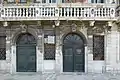 Detail of the facade on the Cannaregio Canal