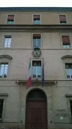 Palazzo dei Signori della Missione, the provincial seat in Forlì.