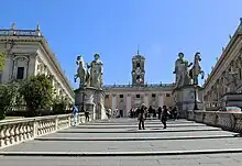 The Capitoline Hill cordonata leading from Via del Teatro di Marcello to Piazza del Campidoglio