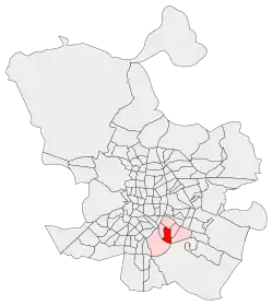 Location of Palomeras Bajas