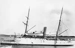 Image 8The gunboat HMQS Paluma in 1889 (from History of the Royal Australian Navy)