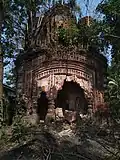 Shrirampur : The Lakshmi Janardana temple, with rich terracotta carvings, built in 1870,  now in ruinous state