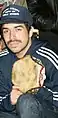 Player of Chilean pandero cuequero