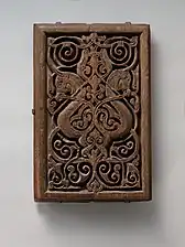 Panel with horse heads, 11th century, in the Metropolitan Museum of Art, New York City