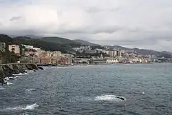 View of Voltri from the Mulino di Crevari