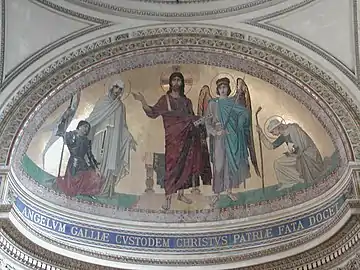 Mosaic in the apse of the Panthéon (Paris)