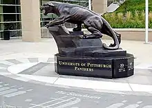 Panther outside the Pete