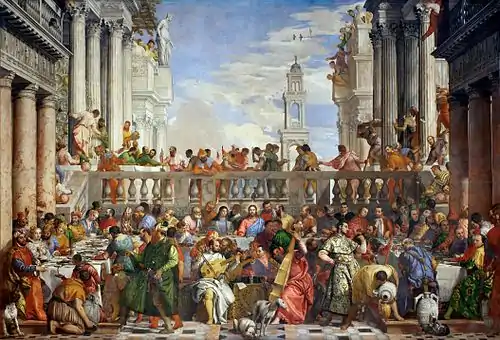 The Wedding at Cana by Paolo Veronese (mid-16th century)