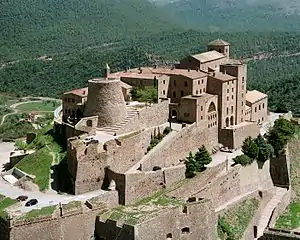 Parador de Cardona located in a Medieval fortress.