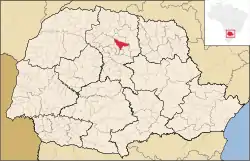 Location of Apucarana