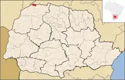 Location in Paraná