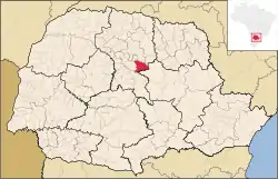 Location in Paraná