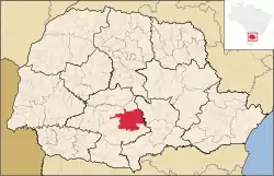 Location in Paraná