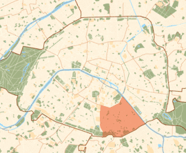 Location within Paris