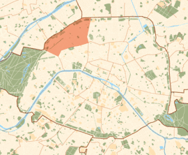 Location within Paris