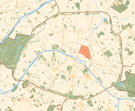 Location within Paris