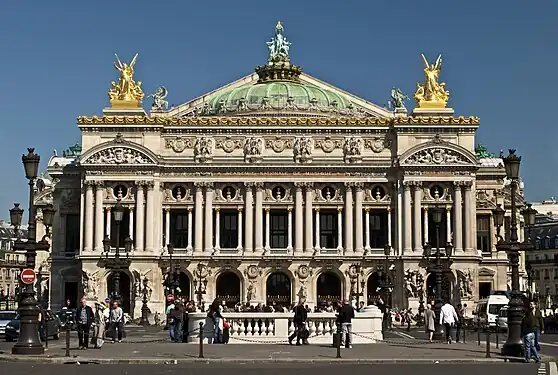 The Palais Garnier in Paris, France