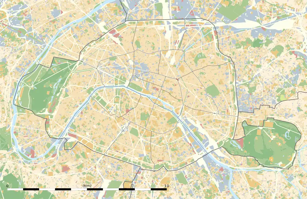 Lutetia is located in Paris