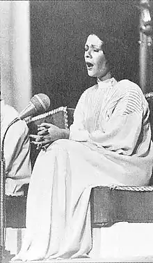 Parisa performs at the Shiraz Arts Festival 1967