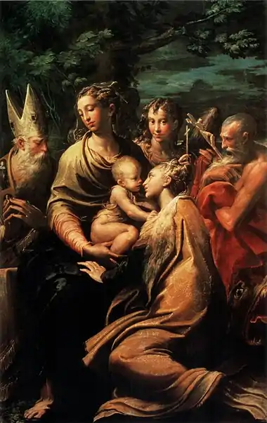 Madonna di Santa Margherita, c. 1520-1530 by Parmigianino.