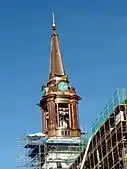 Reconstruction of the top of the tower, end of October 2016