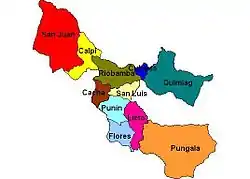 Parishes of Riobamba Canton