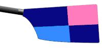 Image showing the rowing club's blade colours