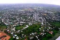 Aerial view of the vast residential part of Nasinu