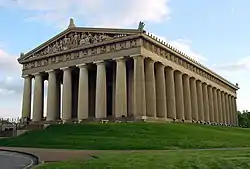 Image 23Nashville's replica of the Parthenon (built 1897) (from History of Tennessee)