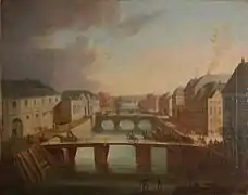 Frederiksholm Canal in Copenhagen  (1794)