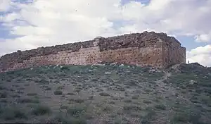 The citadel of Pasargadae. At its top many column bases indicate the structure was not unlike the Athenian Acropolis in positioning and structure.