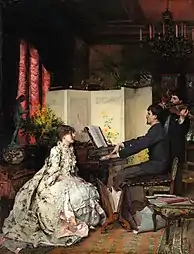 The Duet, 1883