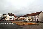 Rynek (Market Square) filled with historic townhouses